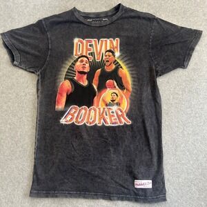 Phoenix Suns Shirt Mens Medium Black Mitchell & Ness Devin Booker
